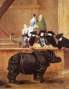 Pietro Longhi The Rhinoceros china oil painting artist